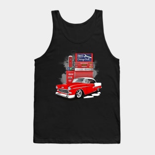 1955 Gypsy Red Chevy Bel Air Garage Built Tank Top